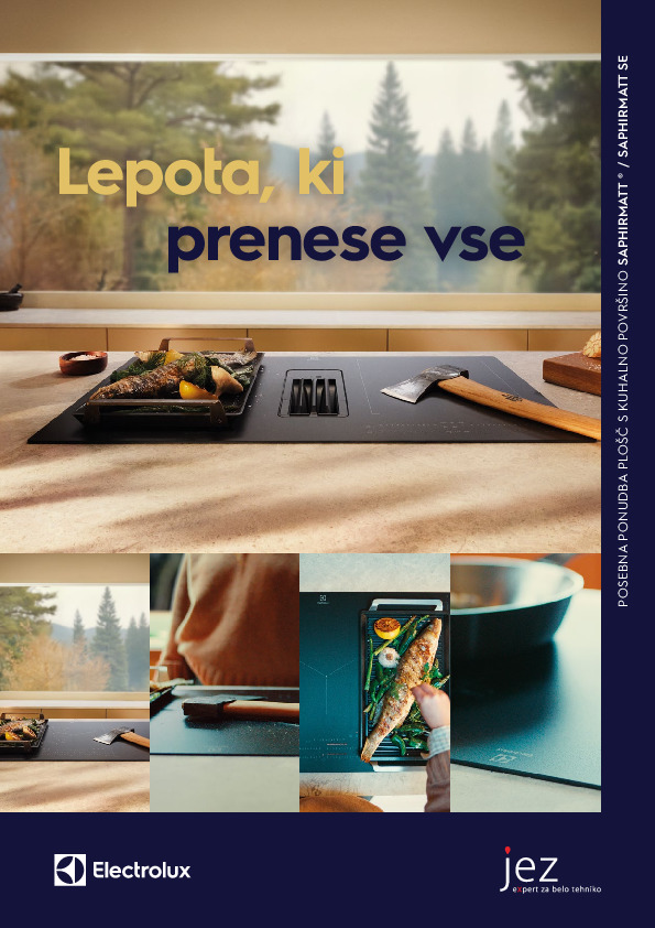 Posebna ponudba Electroluxovih artiklov linije SaphirMatt 