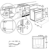 Vgradna pečica Electrolux KOEAP31WT