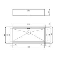 Pomivalno korito FOSTER Milano 1015 850