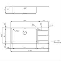 Pomivalno korito FOSTER Evo 3216 051