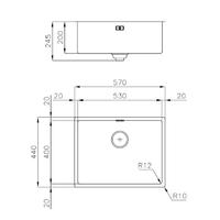 Pomivalno korito FOSTER Skin 4453 840