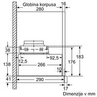 Izvlečna kuhinjska napa Bosch DFM064A53