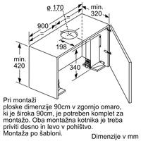 Izvlečna kuhinjska napa Bosch DFS097K51