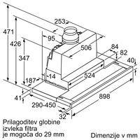 Izvlečna kuhinjska napa Bosch DFS097K51