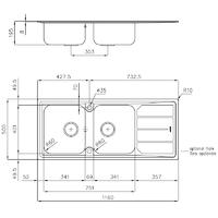 Pomivalno korito FOSTER Elettra 5812 061 