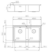 Pomivalno korito FOSTER KE 2283 050