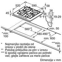 Plinska kuhalna plošča Bosch PNH6B6B90