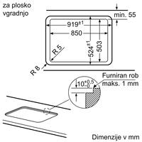 Plinska kuhalna plošča Bosch PPS9A6B90