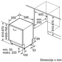 Vgradni pomivalni stroj Bosch SMH6ZDX00E