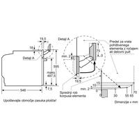 Vgradna pečica s funkcijo dodajanja pare Bosch HRG6753S2