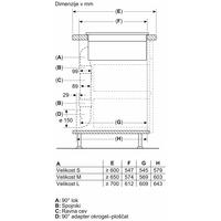 Indukcijska plošča z napo Bosch PIE611B15E