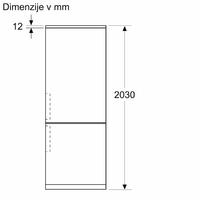 Prostostoječ hladilnik z zamrzovalnikom Bosch KGN49LBCF