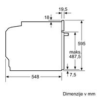 Vgradna pečica z mikrovalovno funkcijo Bosch HMG6764B1