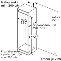 Vgradni hladilnik Bosch KIF81PFE0