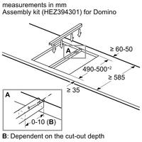 Domino plinska kuhalna plošča Bosch PRB3A6B70