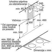 Stenska napa Bosch DWB97JP50