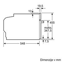 Vgradna kompaktna parna pečica Bosch CDG634AB0