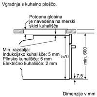 Vgradna pečica Bosch HBA533BW1