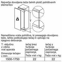 Vgradni hladilnik Bosch KIF81PFE0