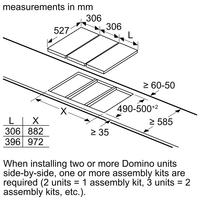 Domino plinska kuhalna plošča Bosch PRB3A6B70