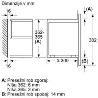 Vgradna mikrovalovna pečica Bosch BFL634GW1