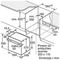 Vgradna pečica Bosch HBS578BS0