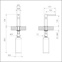 Dozirnik za milo FOSTER EVO 8520 856