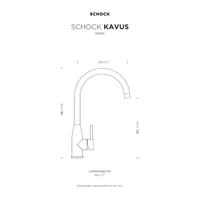 Kuhinjska armatura Schock KAVUS 559000 White Gold