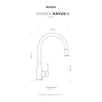 Kuhinjska armatura Schock KAVUS 559120 White Gold