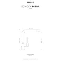 Kuhinjska armatura Schock PIEGA 547001 Magma