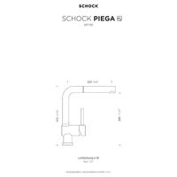 Kuhinjska armatura Schock PIEGA 547121 Magma