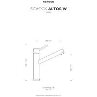 Kuhinjska armatura Schock ALTOS W 529005 EDM