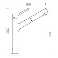 Kuhinjska armatura Schock DION 510120 Chrom
