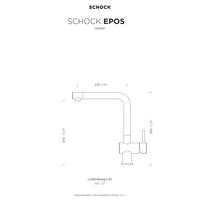 Kuhinjska armatura Schock EPOS 540000 Chrom