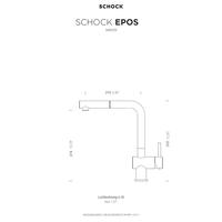Kuhinjska armatura Schock EPOS 540123 Puro NIZKOTLAČNA