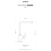 Kuhinjska armatura Schock SONO 504000 Chrom