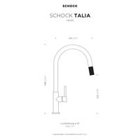 Kuhinjska armatura Schock TALIA 536120S Black