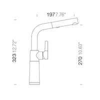 Kuhinjska armatura Schock SC-540 557120 Silverstone