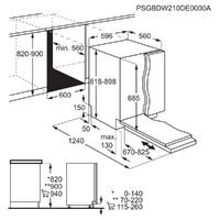 Vgradni pomivalni stroj Electrolux EEG68500L - ČRNI PETEK