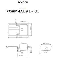 Pomivalno korito SCHOCK Formhaus D-100 Nero