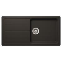 Set pomivalno korito SCHOCK Formhaus D-100L Nero & armatura SCHOCK Prima 533027S Black