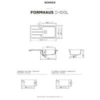 Pomivalno korito SCHOCK Formhaus D-100L Onyx