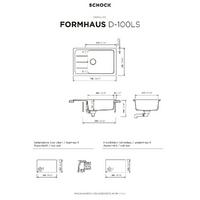 Pomivalno korito SCHOCK Formhaus D-100LS Onyx