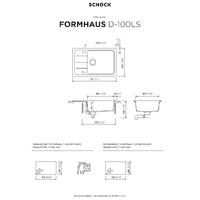 Pomivalno korito SCHOCK Formhaus D-100LS Croma