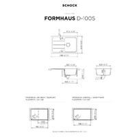 Pomivalno korito SCHOCK Formhaus D-100S Croma