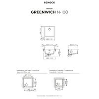 Pomivalno korito SCHOCK Greenwich N-100 Puro