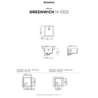 Pomivalno korito SCHOCK Greenwich N-100S Bronze
