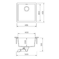 Pomivalno korito SCHOCK Kaia N-100 Magnolia