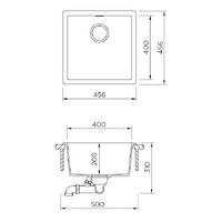 Pomivalno korito SCHOCK Kaia N-100 Magnolia