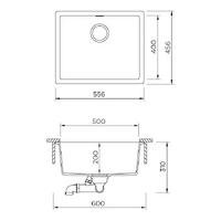 Pomivalno korito SCHOCK Kaia N-100L Berry